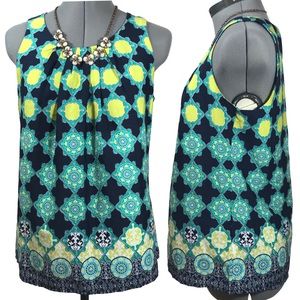 Banana Republic geometric career tank